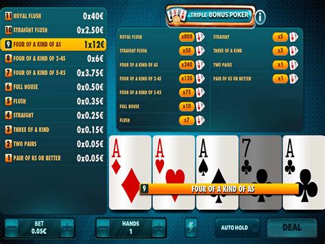 Triple Bonus Poker Parimatch